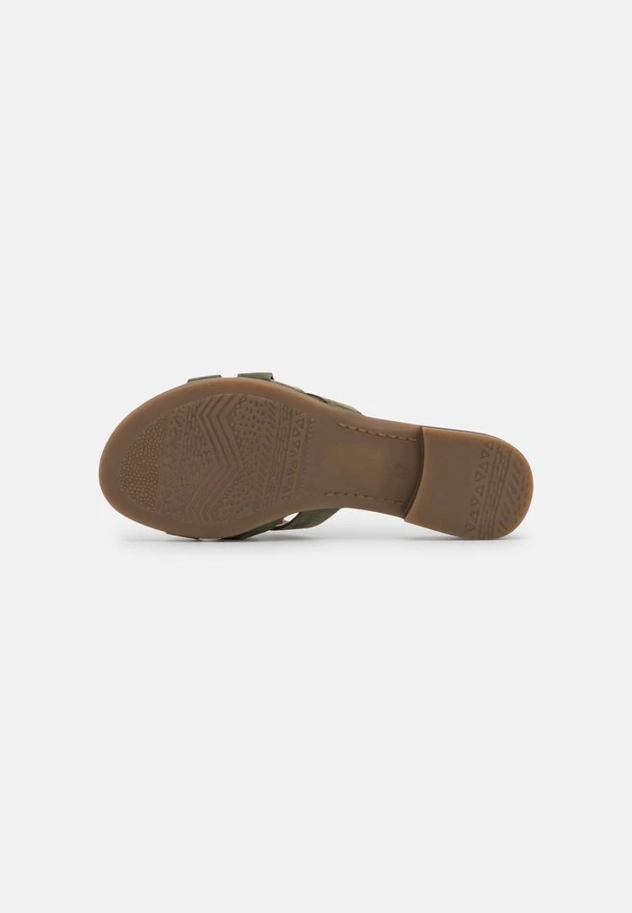 Chausson ANNA FIELD Anna Field Cuir Kaki Femme | JOV-5615814